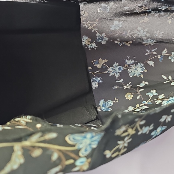 Fashion Bug Blue and Black Midi Pencil Skirt - Picture 6 of 8